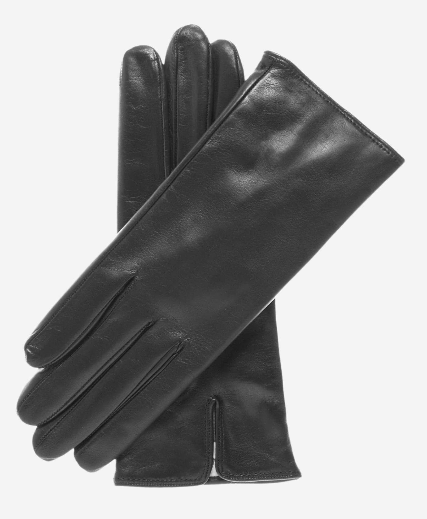 FC04 (black) - Women's Italian Cashmere Lined Leather Gloves — photo 1 of 8