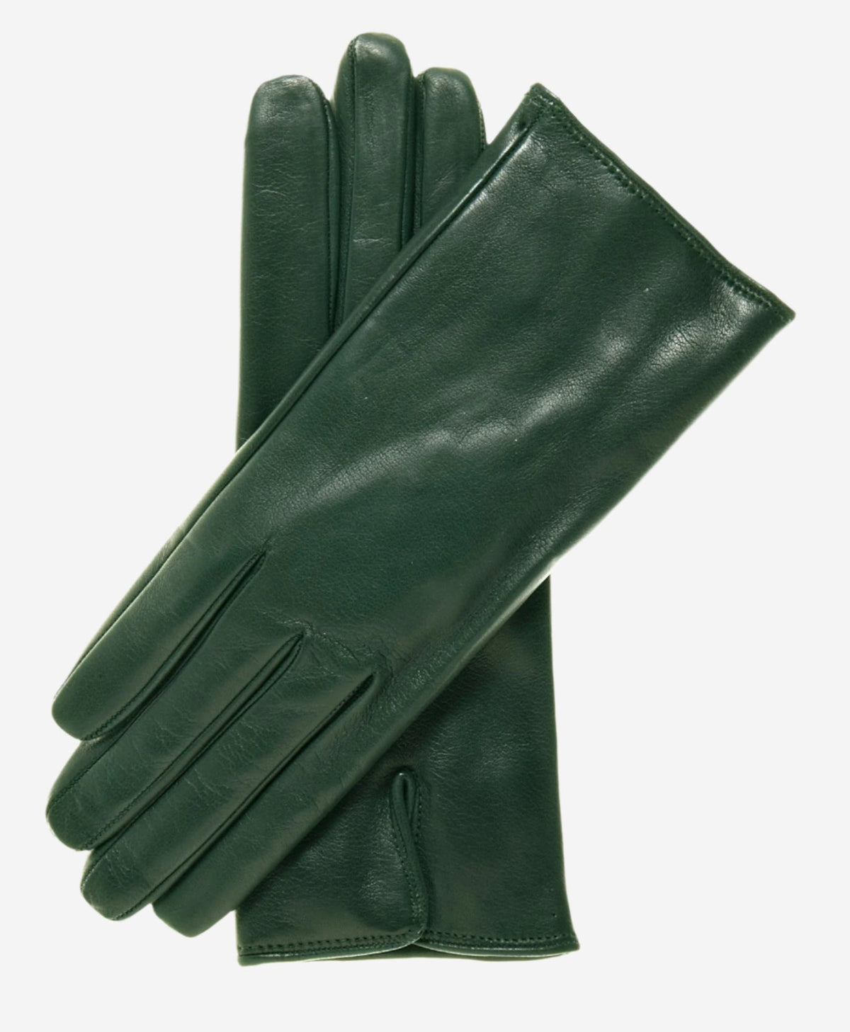 FC04 (forest) - Women's Italian cashmere lined leather gloves — photo 1 of 8
