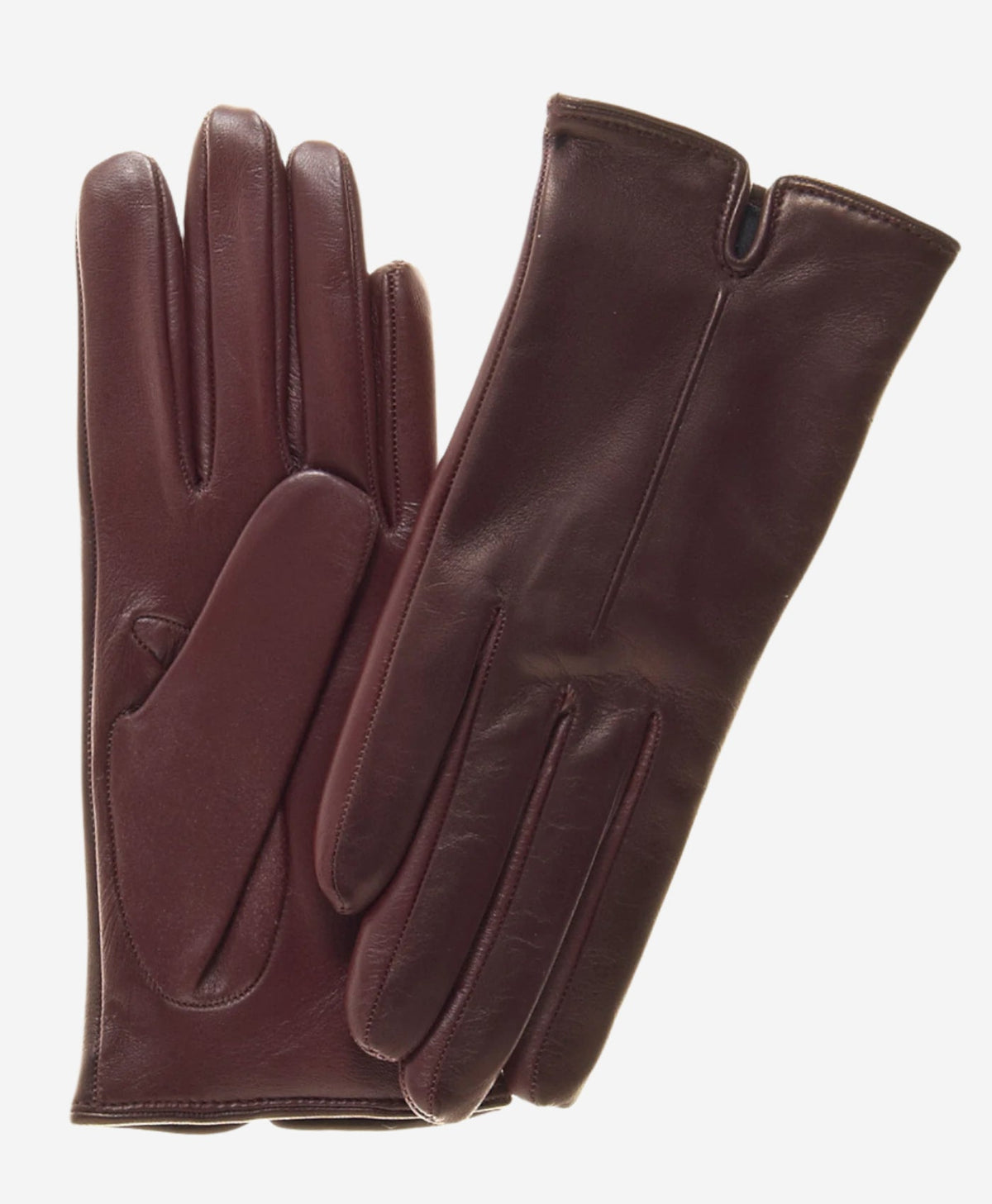 FC34 (xb) - Women's Italian touchscreen cashmere lined leather gloves — photo 1 of 9