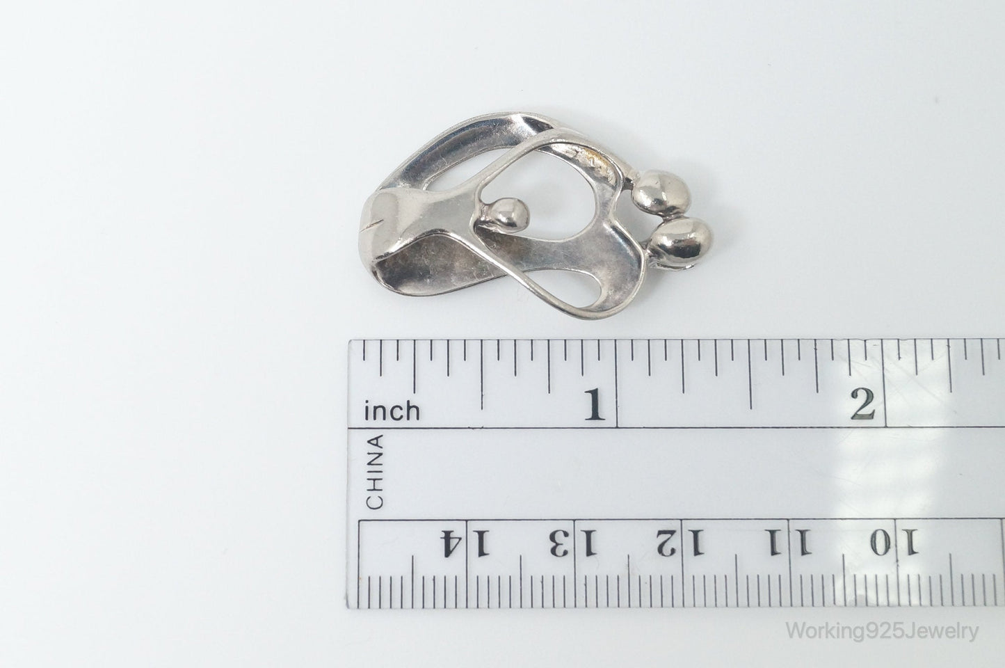 Vintage Native American Carolyn Pollack Relios Family Sterling Silver Pendant