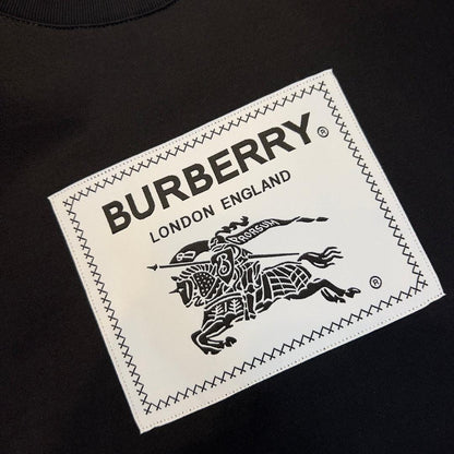 Burberry T-Shirt Without Collar 'Black'