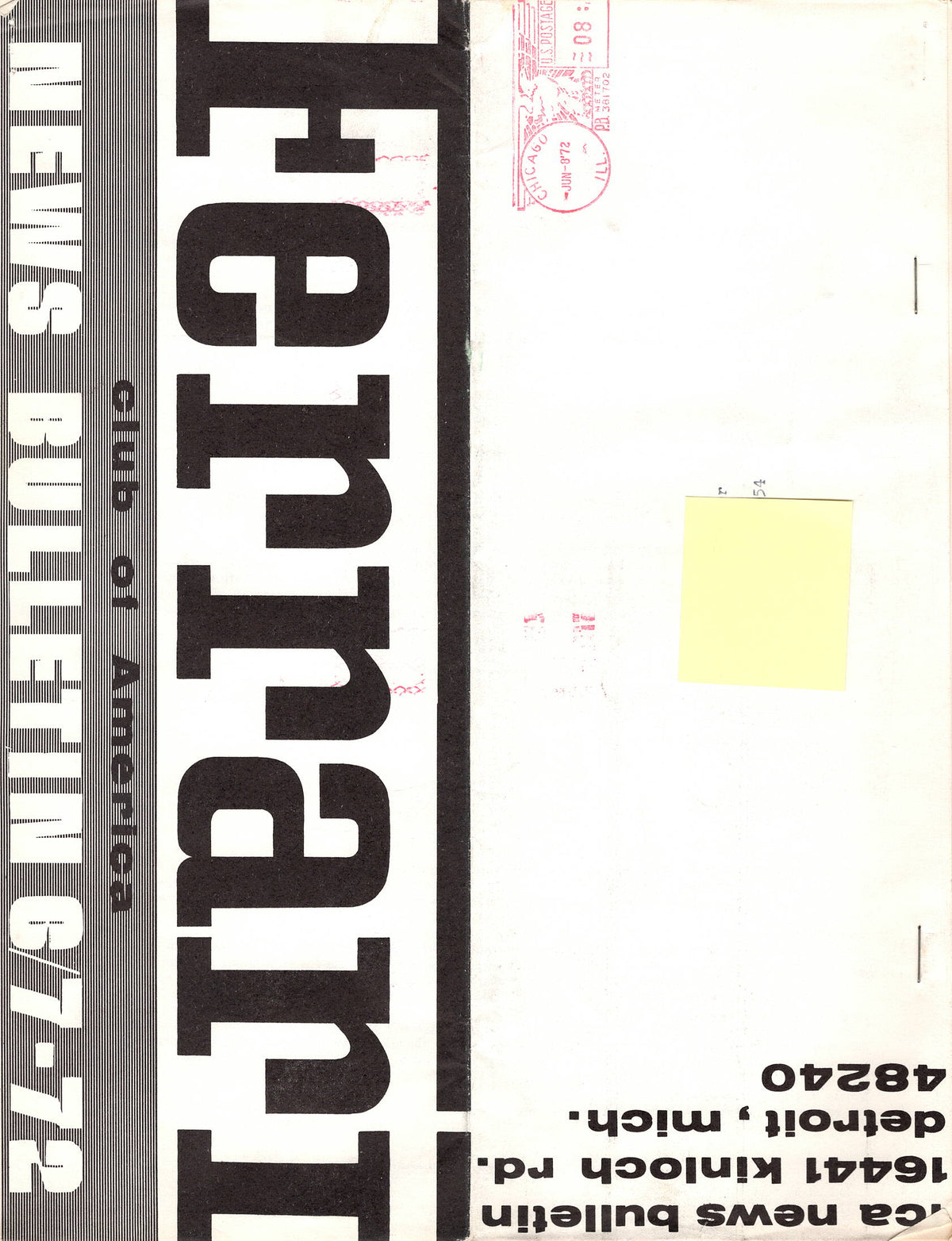 FCA News Bulletin 1972 -  7