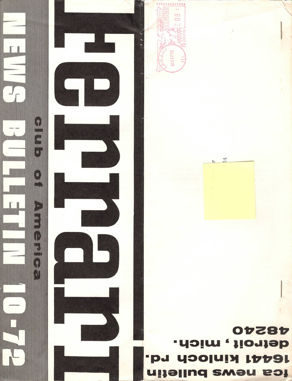 FCA News Bulletin 1972 - 10