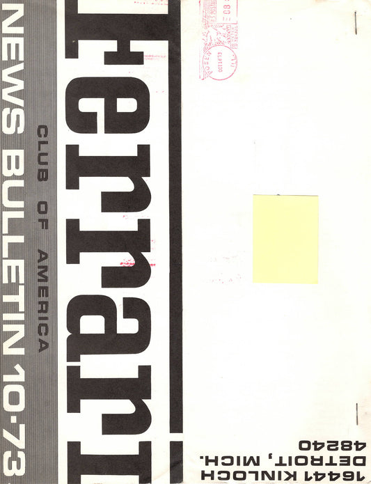 FCA News Bulletin 1973 - 10