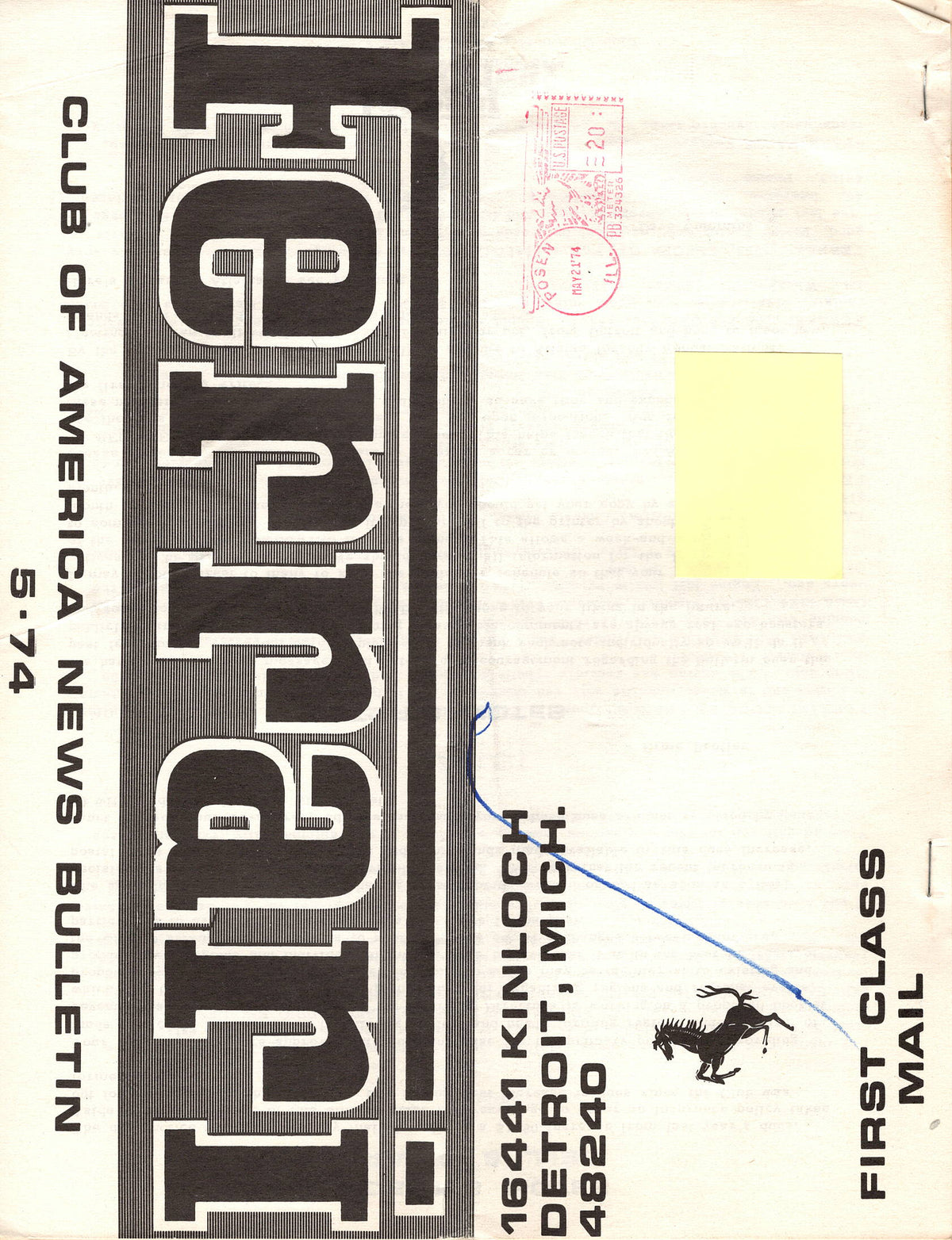 FCA News Bulletin 1974 -  5