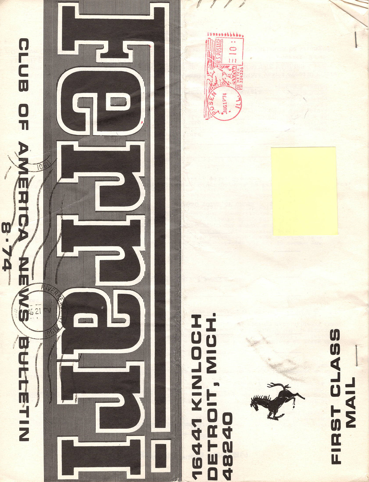 FCA News Bulletin 1974 -  8