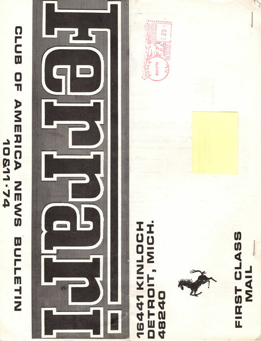 FCA News Bulletin 1974 - 11