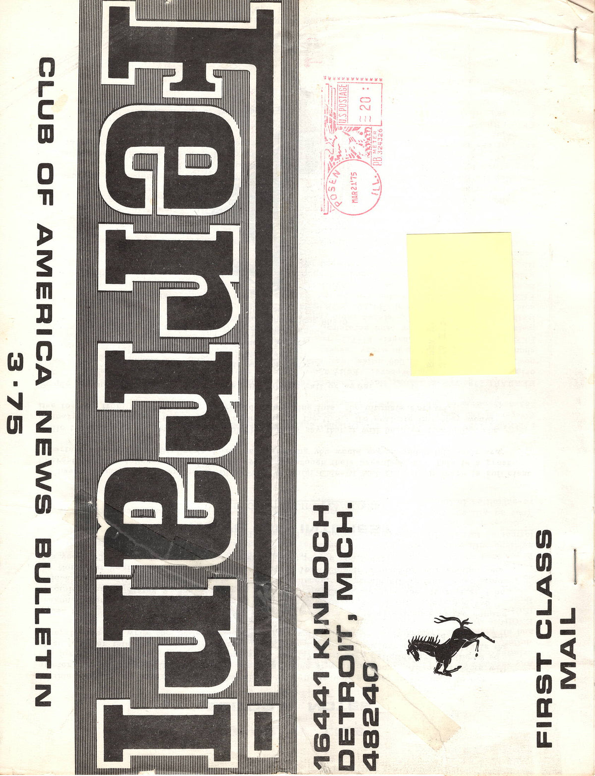 FCA News Bulletin 1975 -  3