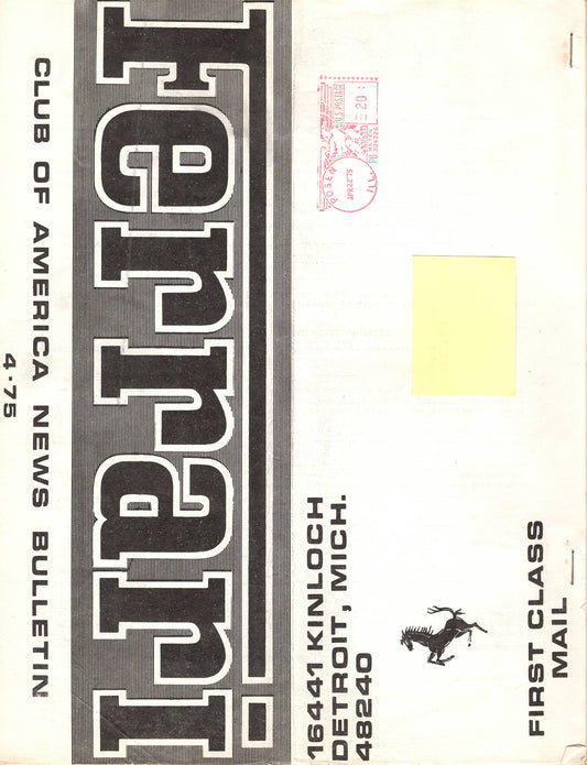 FCA News Bulletin 1975 -  4