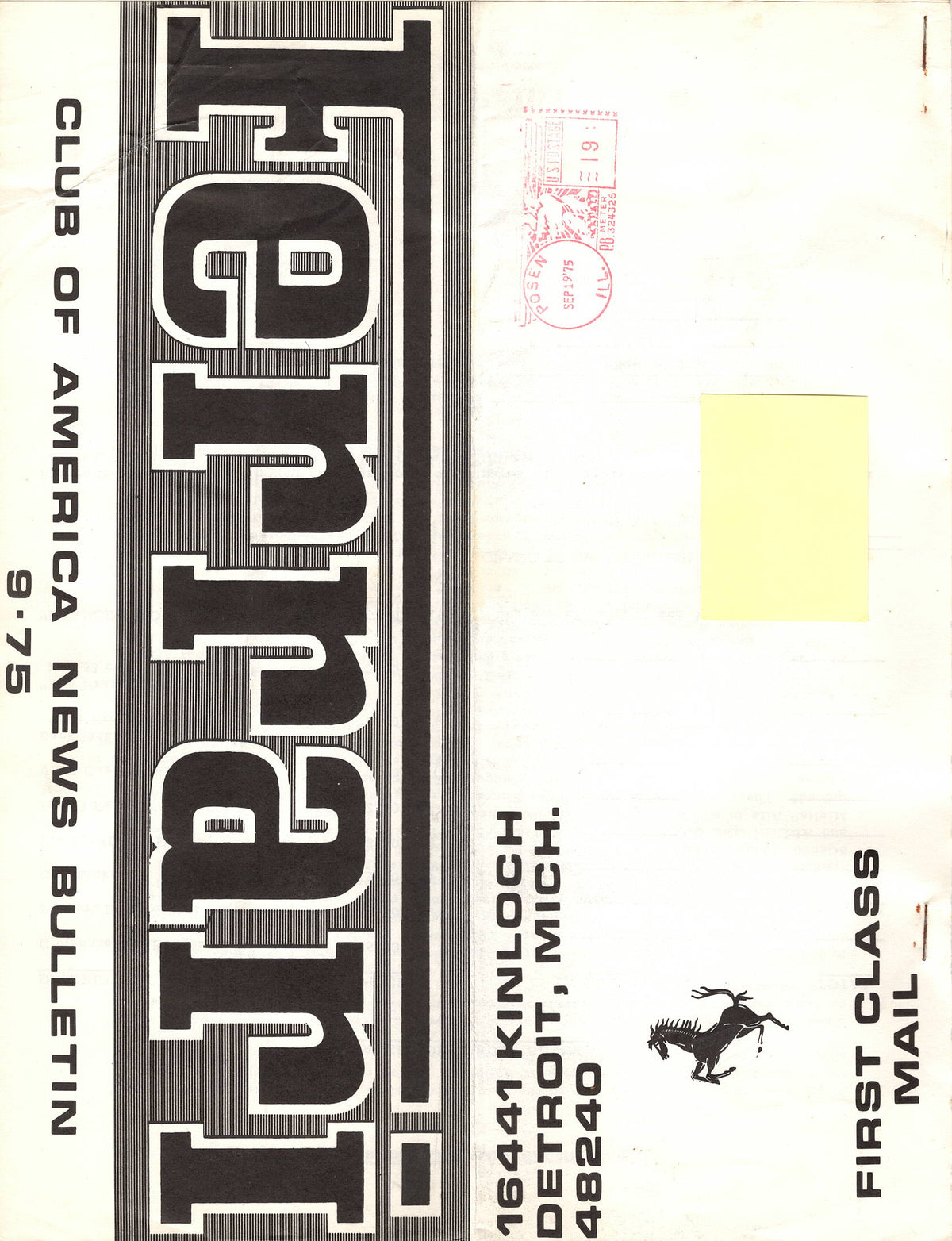 FCA News Bulletin 1975 -  9