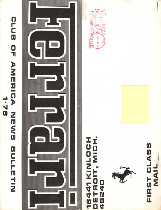 FCA News Bulletin 1976 -  1