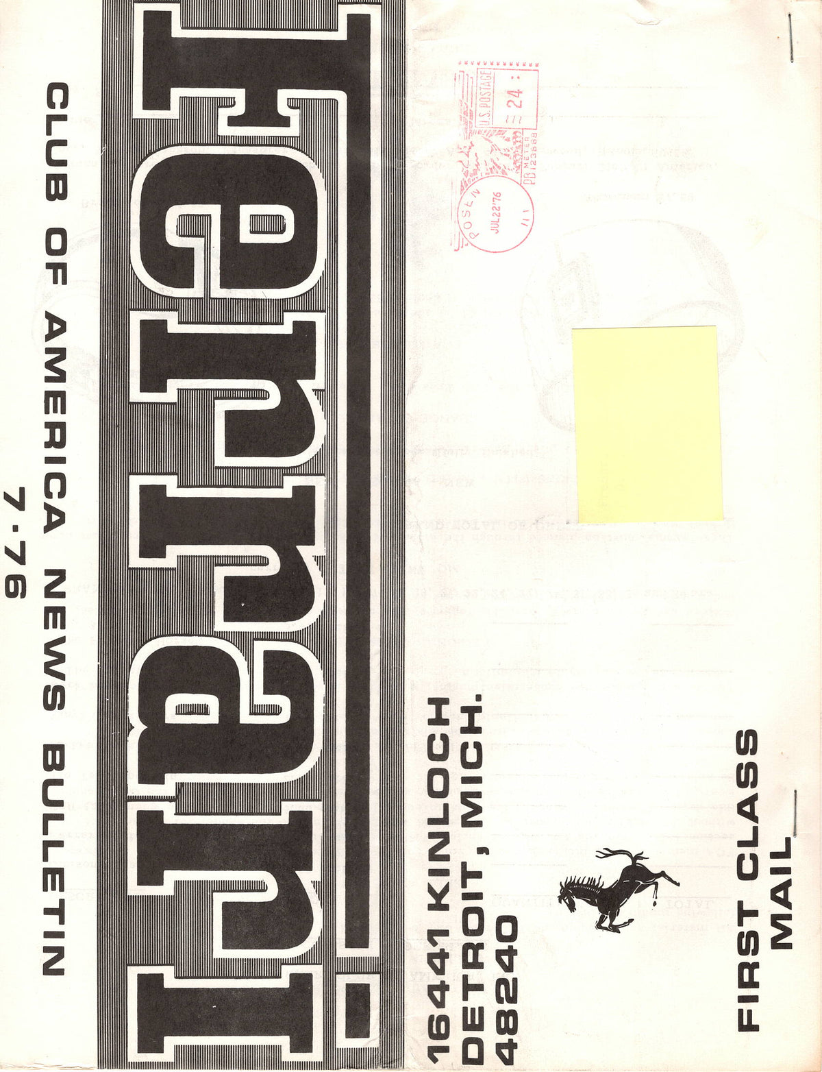 FCA News Bulletin 1976 -  7