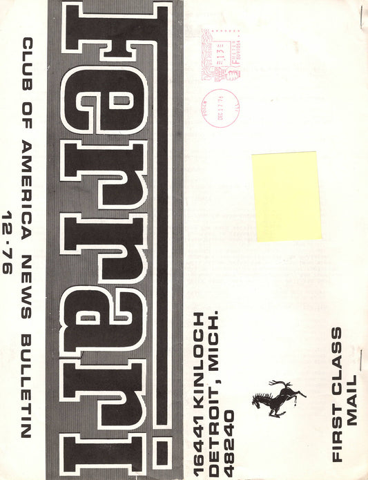 FCA News Bulletin 1976 - 12