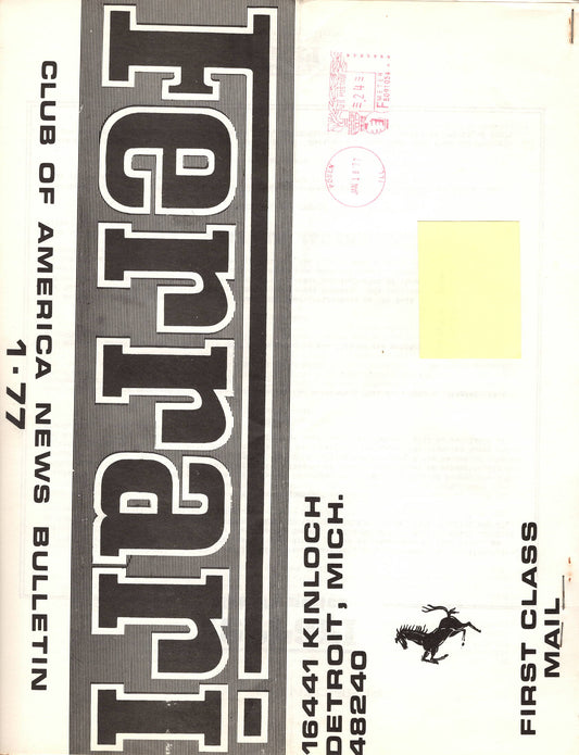 FCA News Bulletin 1977 -  1