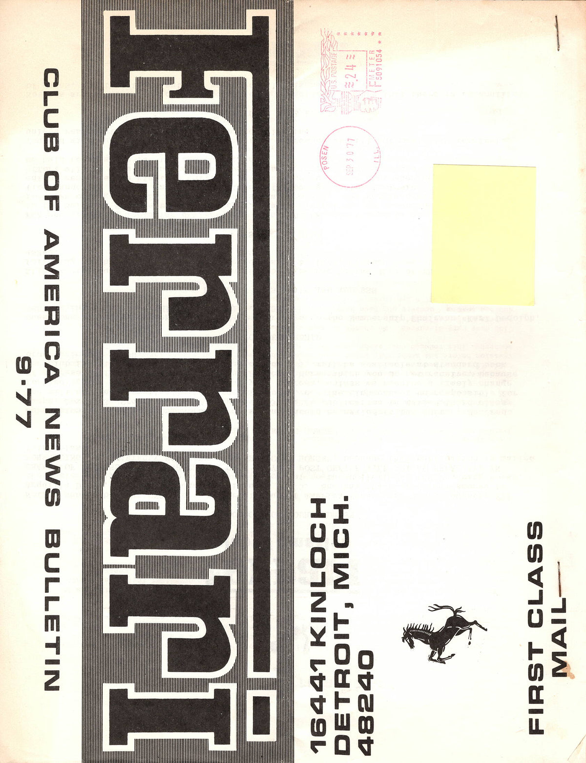 FCA News Bulletin 1977 -  9