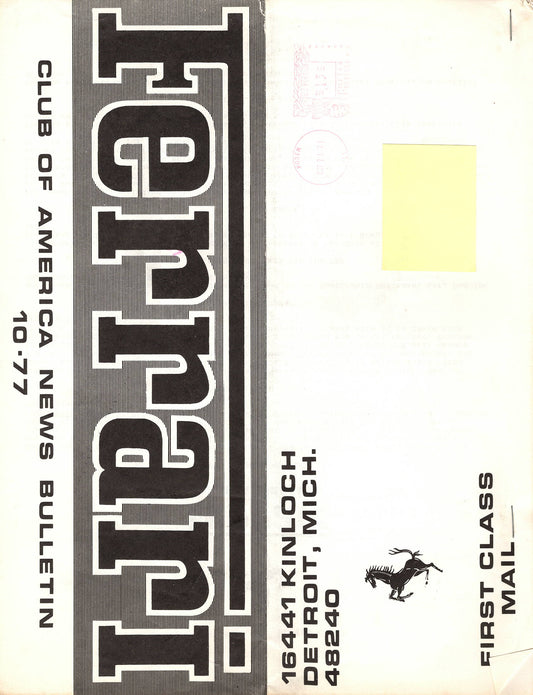 FCA News Bulletin 1977 - 10