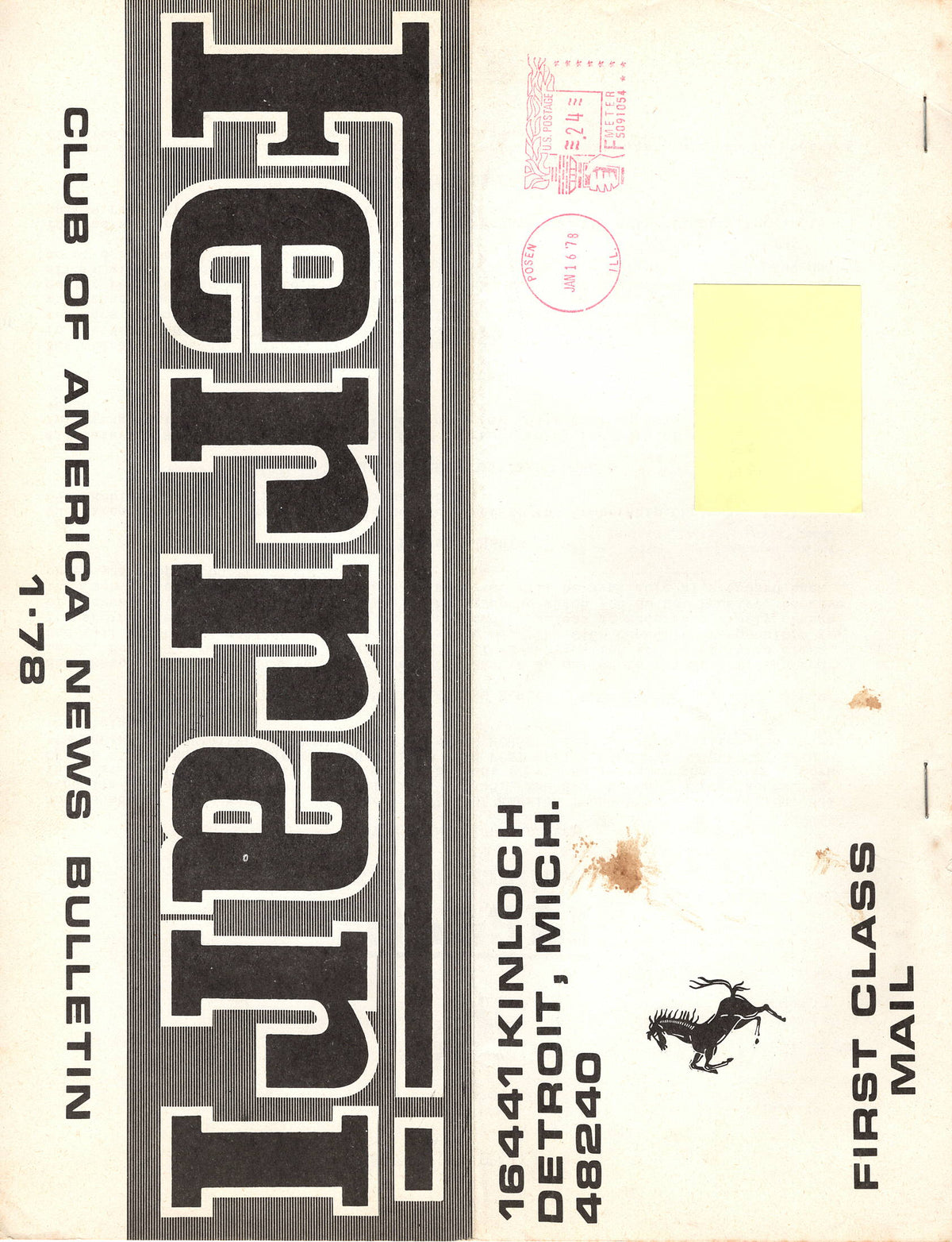 FCA News Bulletin 1978 -  1