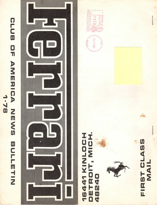 FCA News Bulletin 1978 -  1