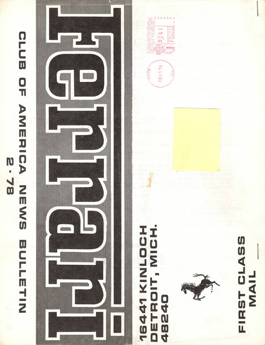 FCA News Bulletin 1978 -  2