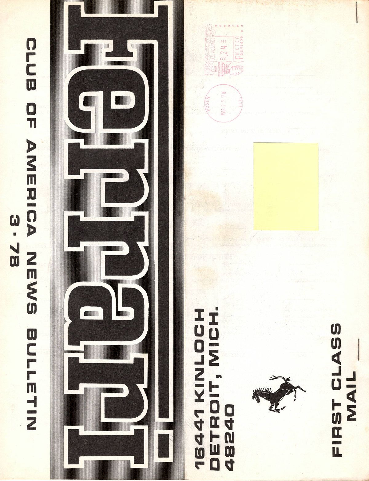FCA News Bulletin 1978 -  3