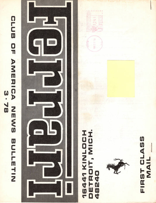 FCA News Bulletin 1978 -  3
