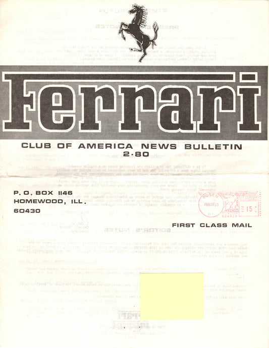 FCA News Bulletin 1980 -  2