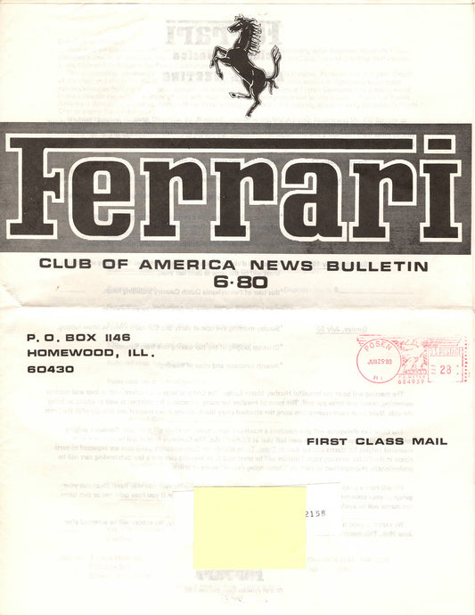 FCA News Bulletin 1980 -  6