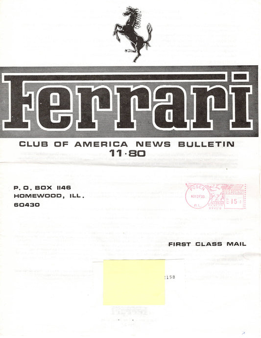 FCA News Bulletin 1980 - 11