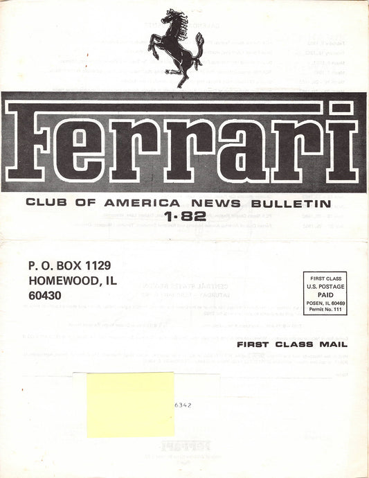 FCA News Bulletin 1982 -  1