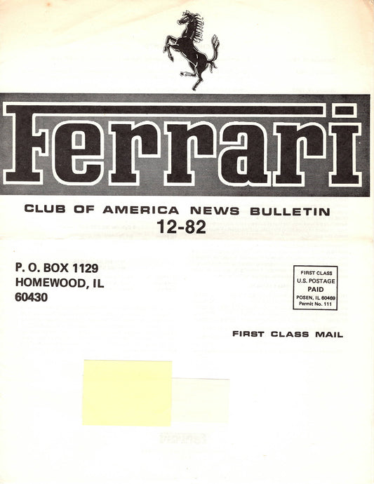 FCA News Bulletin 1982 - 12