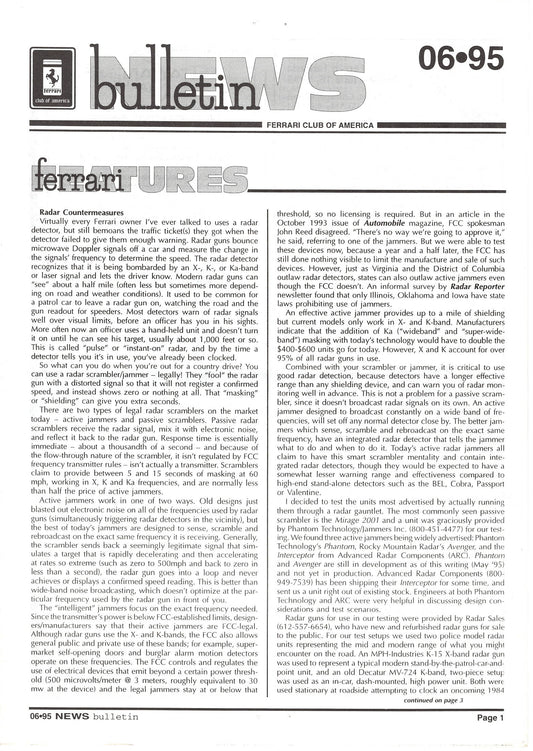 FCA News Bulletin 1995 -  6