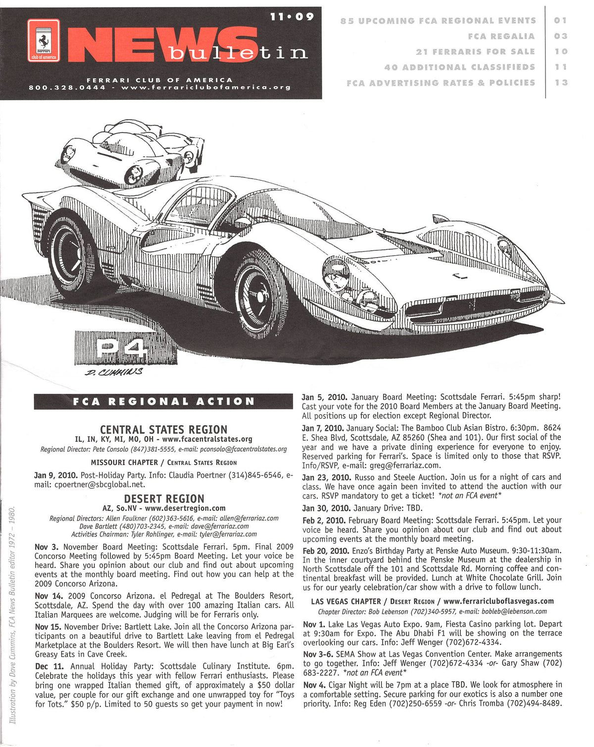 FCA News Bulletin 2009 - 11