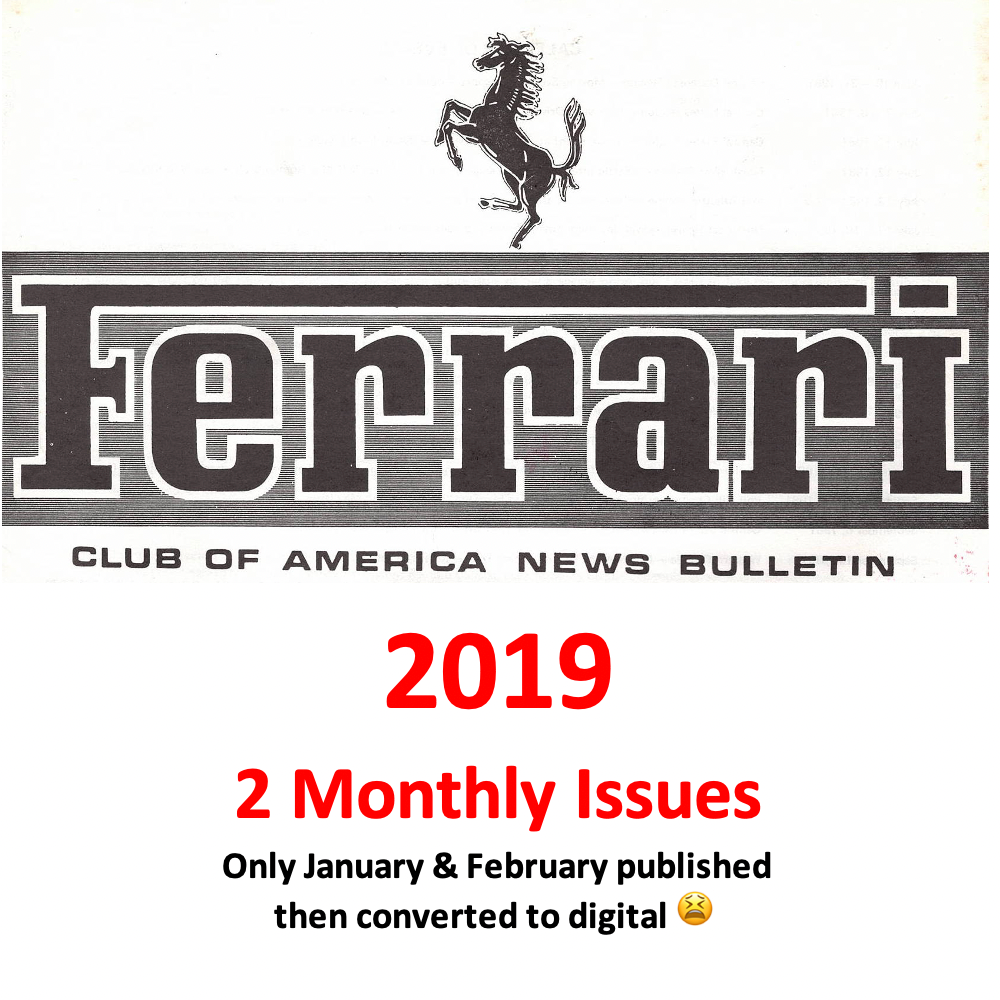 FCA News Bulletin 2019 - Full Year