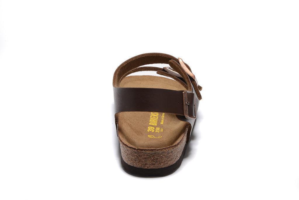 Birkenstock Milano Birko-Flor Sandals 'Dark Brown'