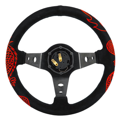 Track Ready 350mm Steering Wheel Short Hub Adapter Kit For 91-98 BMW E36 M3 Z3 E39 E36H 840i 850i