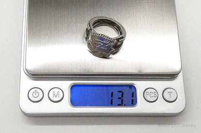 Vintage US Eagle Coin Ring – Size 9 – Silver Estate Jewelry