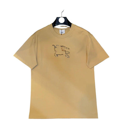 Burberry T-Shirt Without Collar 'Beige'