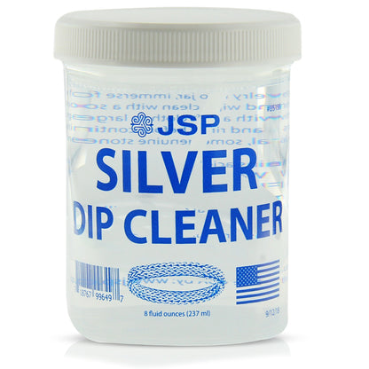 Limpiador de plata esterlina JSP, removedor de manchas para joyas de 925, solución de limpieza, 236 ml