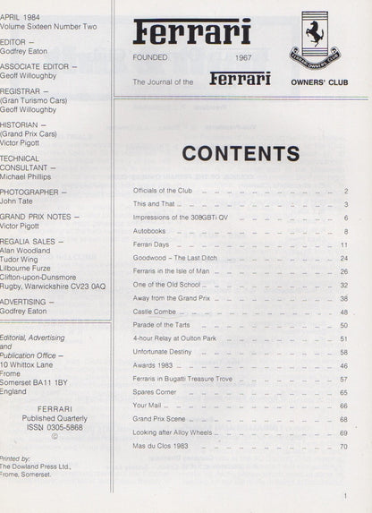 Ferrari UK FOC Journal 062