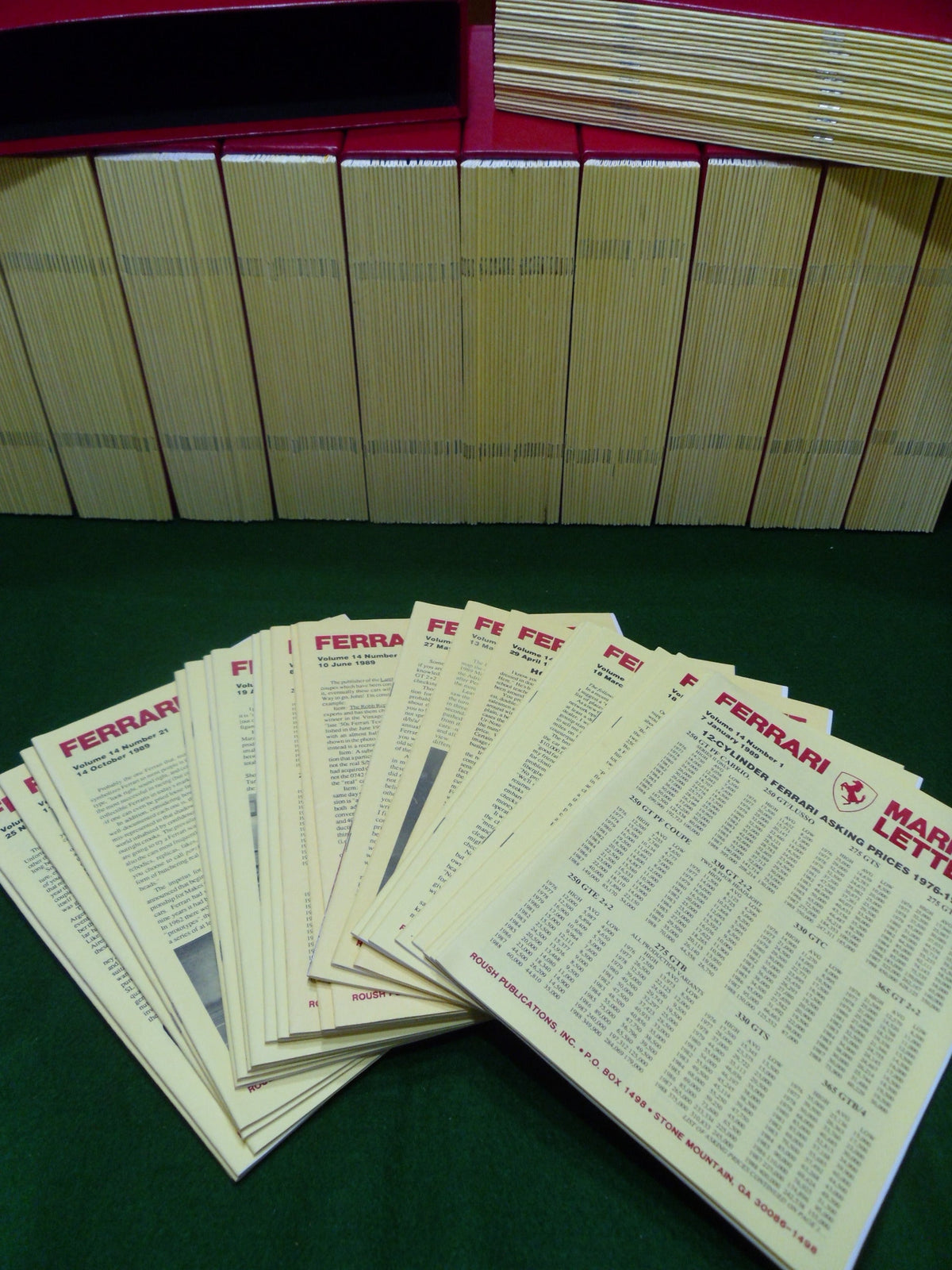 Ferrari Market Letter Vol. 14 1989
