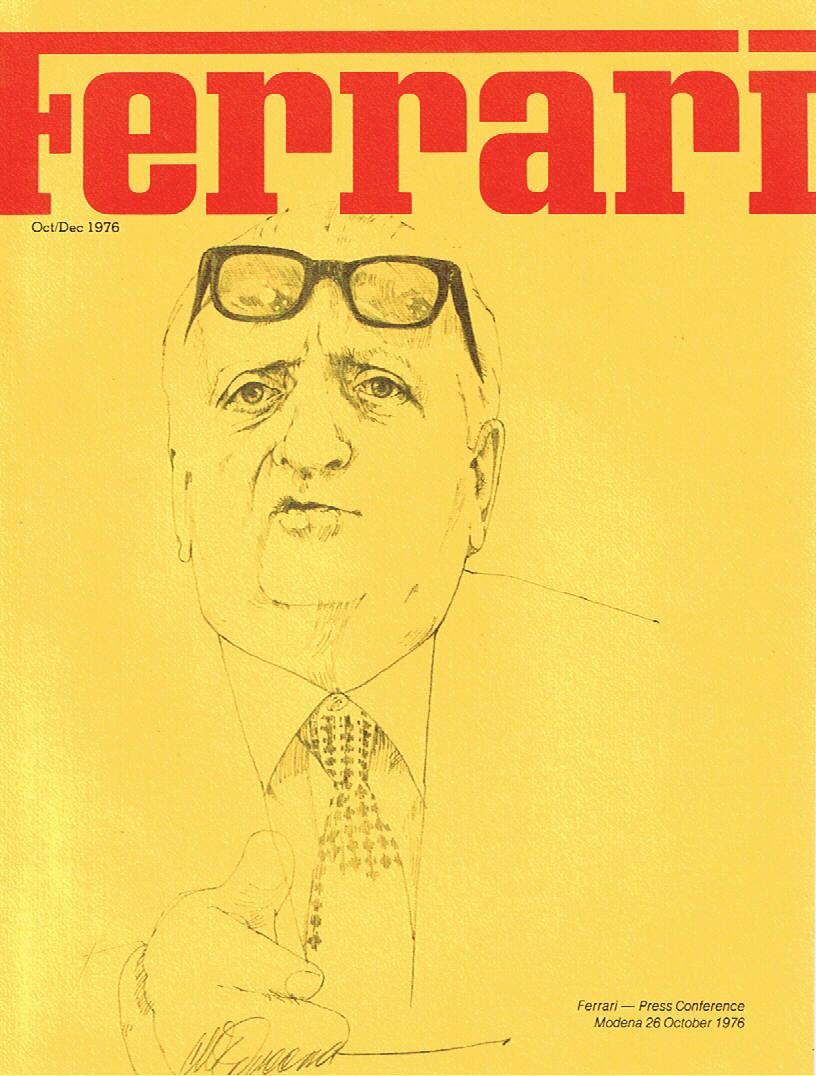 Ferrari, Newsletter of the Ferrari Owners Club (USA) 1976 - Vol 12 N 4