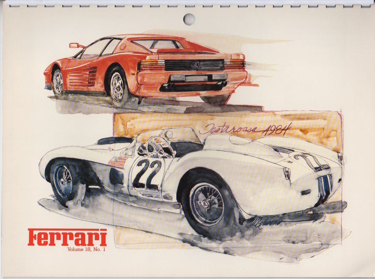 Ferrari, Newsletter of the Ferrari Owners Club (USA) 1985 - Vol 18 N 1