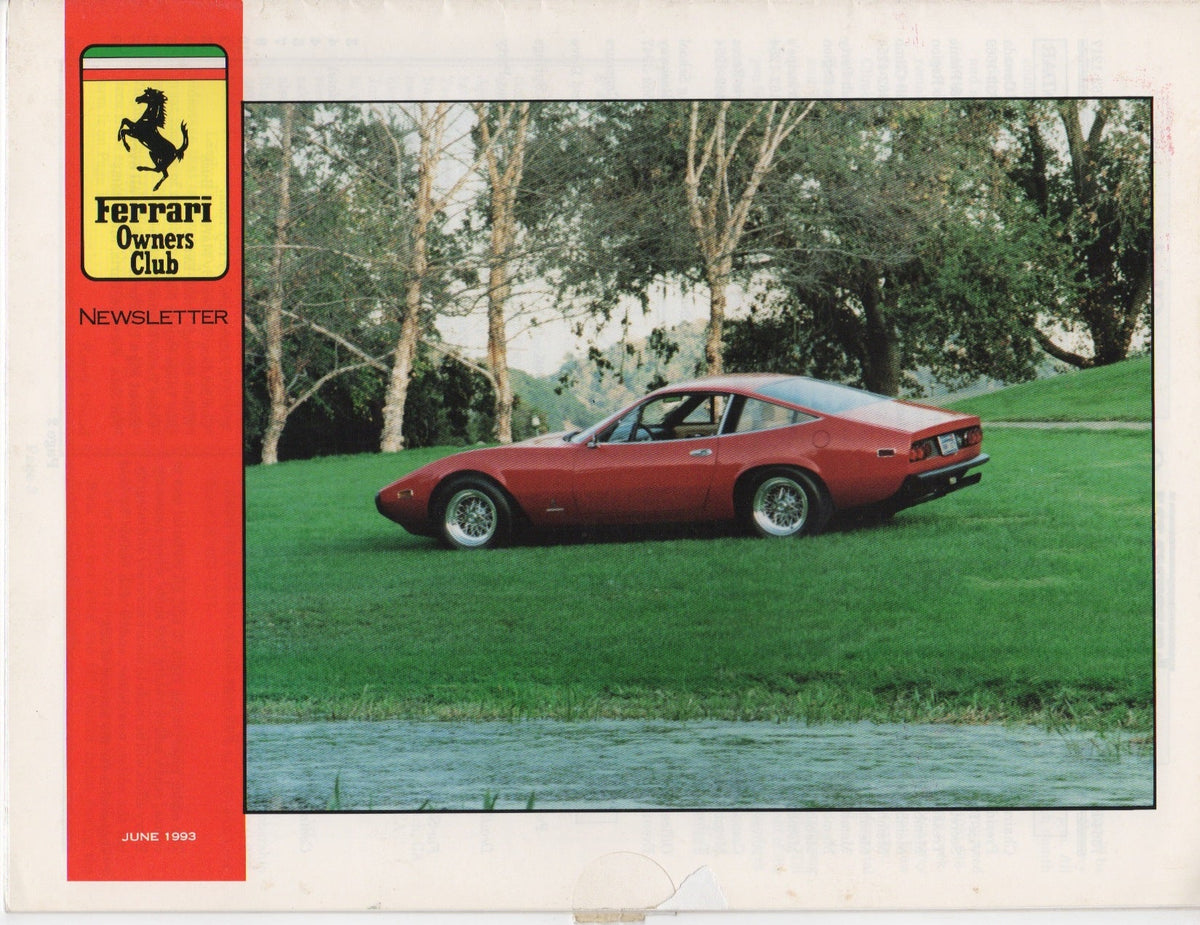 Ferrari, Newsletter of the Ferrari Owners Club (USA) 1993-06
