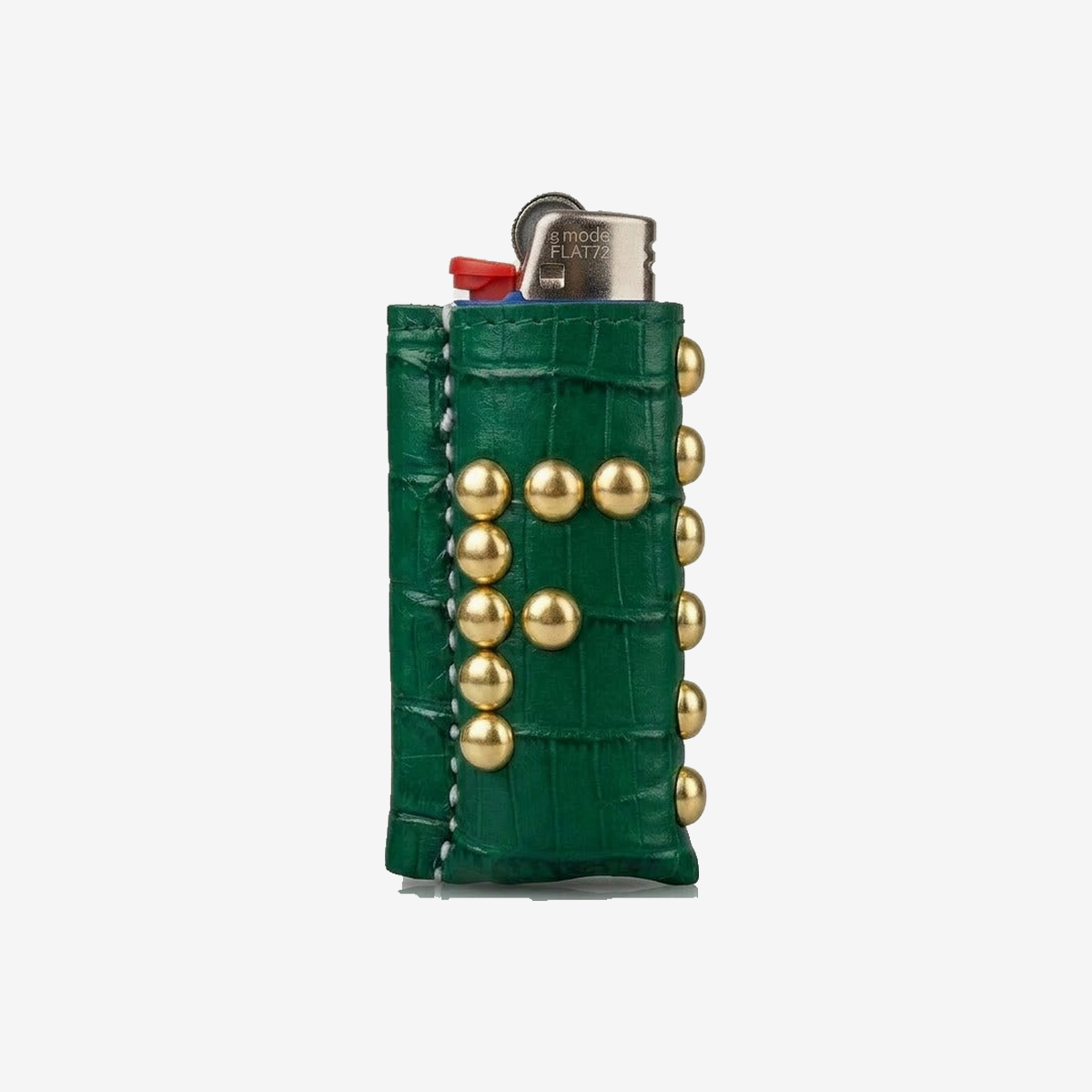Studded Leather Lighter Case