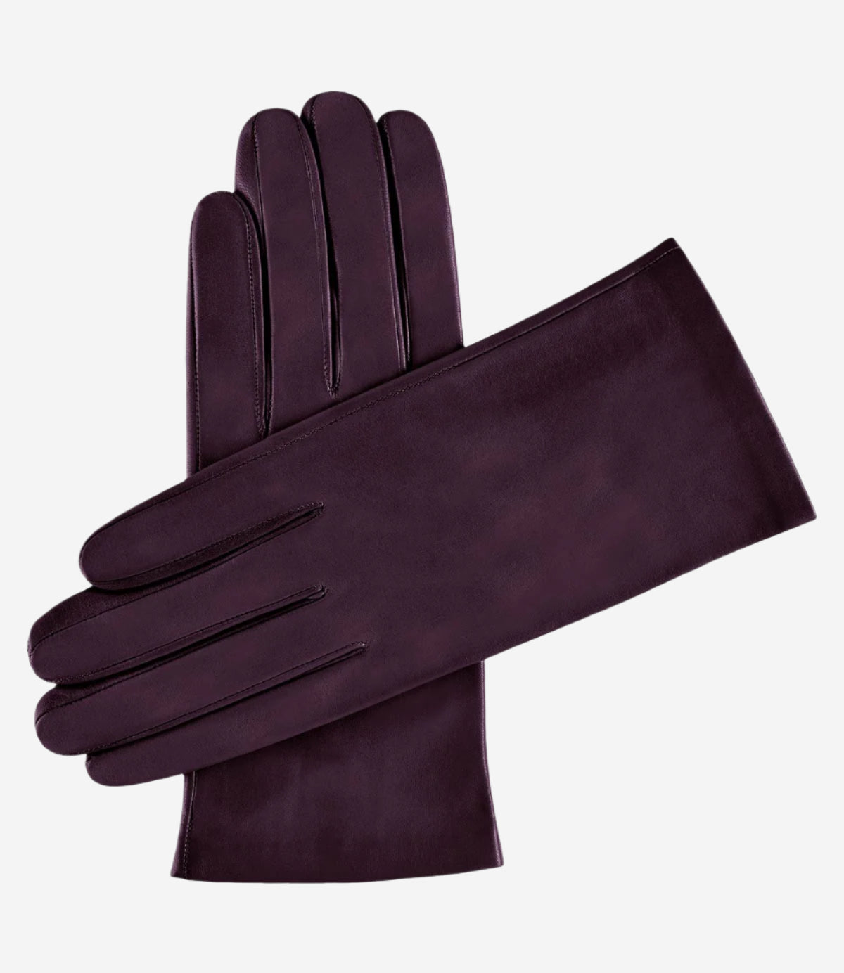 Sofia (wine) - Italian lambskin leather gloves with silk lining — photo 1 of 7