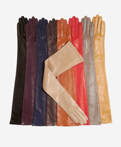 FS15W16 (vac) - Italian silk lined opera leather gloves 16-button length — photo 3 of 9