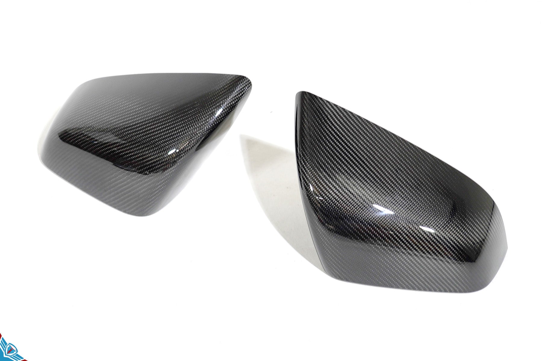 2016-2026 Tesla Model X OEM Design Dry Carbon Fiber Mirror Cover Overlays | FYBR Aerodynamics — photo 3 of 10