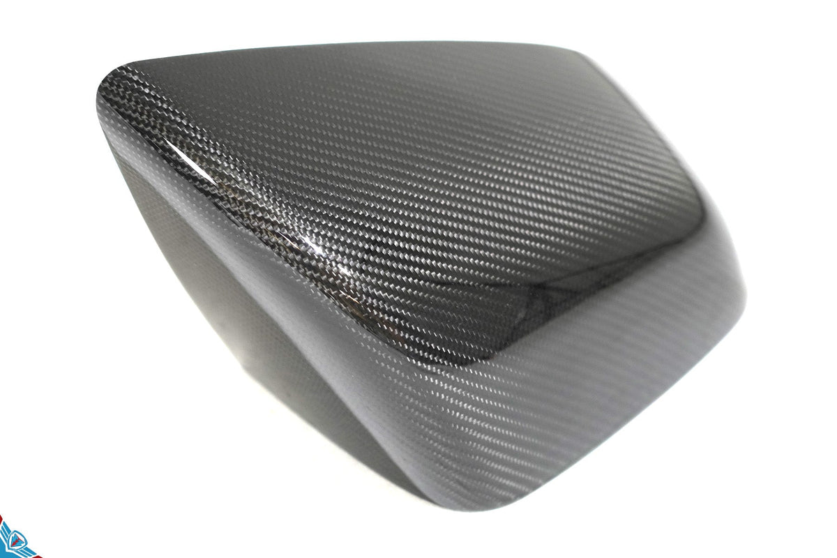 2016-2026 Tesla Model X OEM Design Dry Carbon Fiber Mirror Cover Overlays | FYBR Aerodynamics — photo 4 of 10
