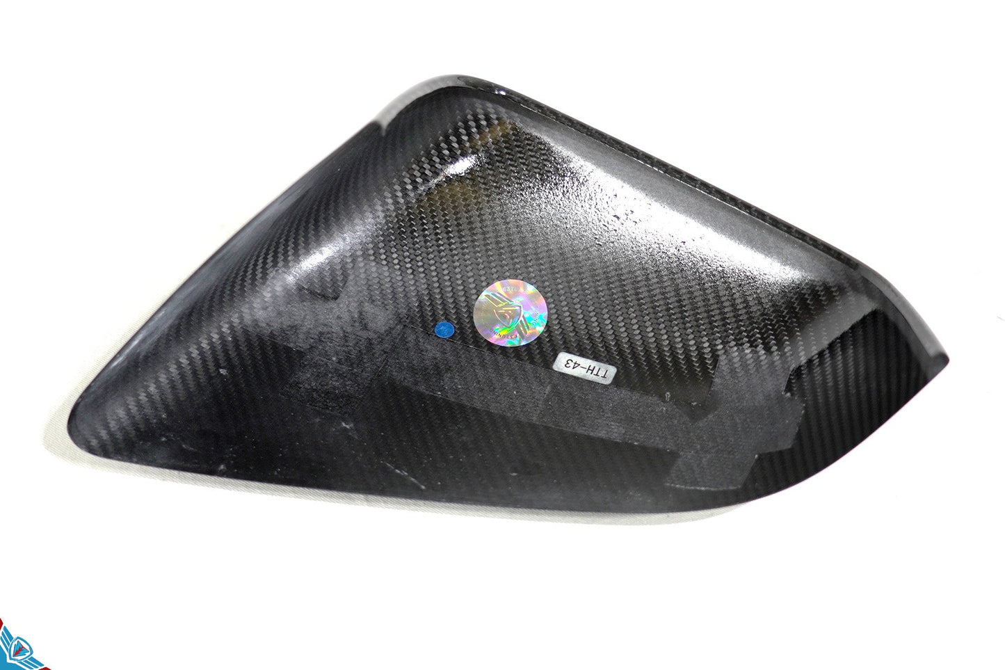 2016-2026 Tesla Model X OEM Design Dry Carbon Fiber Mirror Cover Overlays | FYBR Aerodynamics — photo 5 of 10