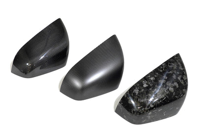 2016-2026 Tesla Model X OEM Design Dry Carbon Fiber Mirror Cover Overlays | FYBR Aerodynamics — photo 1 of 10